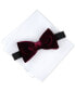 Men's Cameo Velvet Solid Bowtie, Created for Macy's