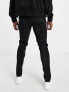 ASOS DESIGN smart co-ord skinny trousers in black corduroy