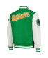 Men's Green Florida A&M Rattlers Script Wool Full-Zip Varsity Jacket