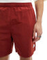 The North Face Watershort logo swim shorts in red