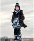 Toddler Boys Two Piece Snowsuit Black Printed Blue Bears - Toddler|Child