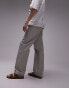 Topman loose workwear chino trousers in stone