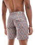 Rhythm strand abstract print swim trunks