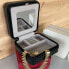 Stylish black travel jewelry box Milano 20143-2