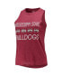 Женская пижама Concepts Sport womens Black, Maroon Mississippi State Bulldogs Tank Top and Pants Sleep Set