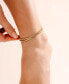 Slinky Snake Double Chain 18k Gold Plated Anklet