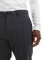 Selected Homme slim fit suit trouser in grey check