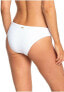 Roxy 258061 Women's Tidal Times Regular Bikini Bottom Swimwear White Size Medium