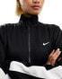 Nike Streetwear woven zip through track jacket in black