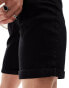 ONLY & SONS denim shorts in black