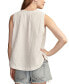 Women's Cotton Sleeveless Popover Shirt