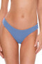 Becca by Rebecca Virtue 295711 Adela Ruched Hipster Bikini Bottom, Mist, L