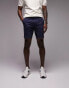 Topman skinny chino short in navy