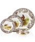 Woodland by 5-Piece Place Setting with Pheasant Dinner Plate