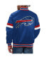 Men's Royal Buffalo Bills Home Game Satin Full-Snap Varsity Jacket