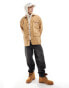 Wrangler Casey Jones workwear herringbone chore jacket in beige