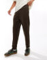 Jack & Jones slim clean jersey drawstring trouser in brown