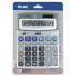 MILAN Blister Pack Grey Metal Colour 14 Digit Calculator