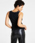 Women's Ribbed Grommet-Trim Tank Top, Created for Macy's