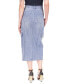 Women's Cargo Denim Midi Skirt