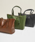 Carlie Leather Tote Bag