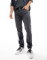 Lee Rider slim fit jeans in worn in shadow grey wash