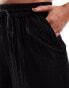 Accessorize wide leg beach trouser in black