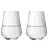 Wasserglas-Set Sternschliff (2er-Set)