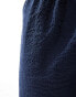 Jack & Jones co-ord seersucker trouser with in navy