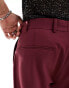 Viggo suit trousers in burgundy co-ord