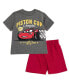 Toddler Boys Lion King Cars T-Shirt and Mesh Shorts Outfit Set to (18 Months - 10-12)