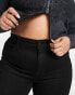 Noisy May Curve Callie high waisted skinny jeans in black