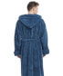 Men's Soft Fleece Robe, Ankle Length Hooded Turkish Bathrobe