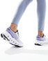 ON Cloudrunner 2 running trainers in white and purple