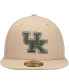 Men's Tan Kentucky Wildcats Camel & Rifle 59Fifty Fitted Hat