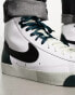 Nike Blazer Mid Pro Club trainers in deep green and black