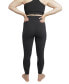 Women's Maternity Post Active Legging With Crossover Panel