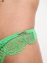 Boux Avenue Jodie high waist thong in apple green