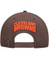 Men's Cleveland Browns Brown Stars Snapback Hat