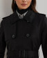 Petite Belted Water-Resistant Trench Coat