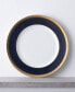 Odessa Cobalt Gold Set of 4 Dinner Plates, Service For 4