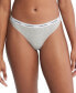 Women's 3-Pk. Modern Logo Low-Rise Thong Underwear QD5209