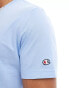 Champion small tonal logo t-shirt in light blue