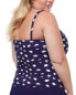 Profile By Gottex Light As A Feather Sweetheart Tankini Top Women's Blue 24W