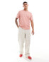 BOSS Orange TChup logo t-shirt in open pink