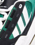 adidas Originals ADI 2000 trianers in black and green