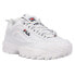 Fila Disruptor Ii Premium Lace Up Womens White Sneakers Casual Shoes 5FM00002-1