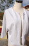 Alfani Women's Open Front Scuba Blazer Jacket Bright White Size M