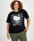 Trendy Plus Size Hello Kitty Halloween Short-Sleeve T-Shirt