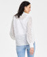 Women's Cotton Tie-Neck Eyelet Blouse, Created for Macy's